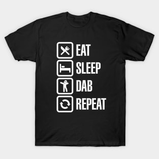 Eat Sleep Dab repeat  dabbing Dab on it kids gift idea T-Shirt